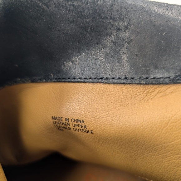 Kors Michael Kors Black Leather Buckle Boots Booties size 10 - Picture 7 of 8